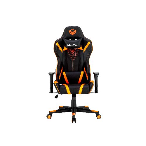 Silla Gamer MEETION CHR15 Reclinable Black+Orange — NETPC