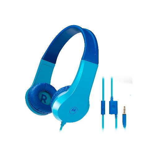 Auriculares MOTOROLA Moto JR200 40mm Azul — NETPC