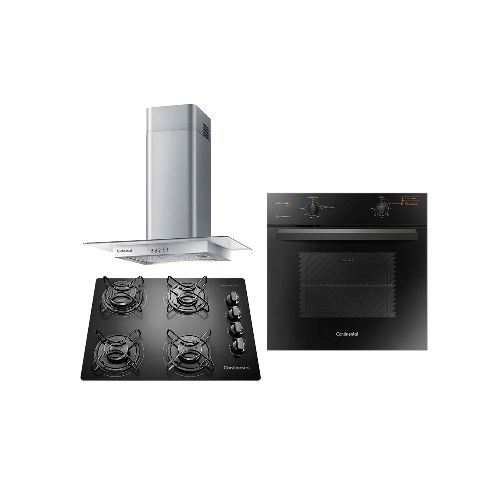 Combo CONTINENTAL OGKCCC Horno Empotrable + Anafe 4H + Campana 60cm — NETPC