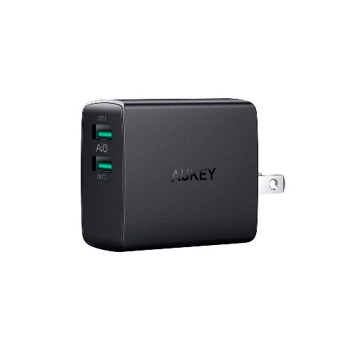 Cargador USB De Pared AUKEY - 2 Puertos - 4.8A — NETPC