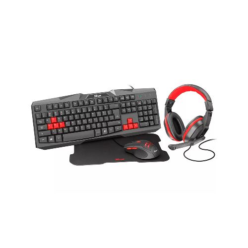 Teclado Gaming Ziva 4en1 Trust Es 22312 — NETPC