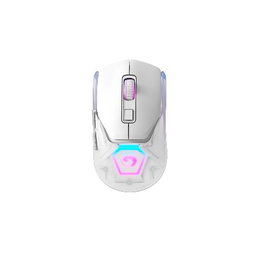 Mouse Gaming MARVO Pro 19000 dpi RGB Puños Intercambiables Blanco — NETPC