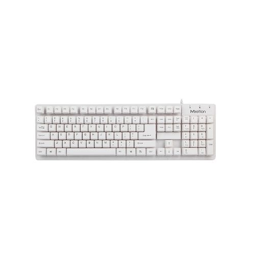 Teclado MEETION K202 Impermeable Blanco — NETPC