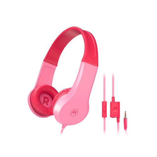 Auriculares MOTOROLA Moto JR200 40mm Rosa — NETPC