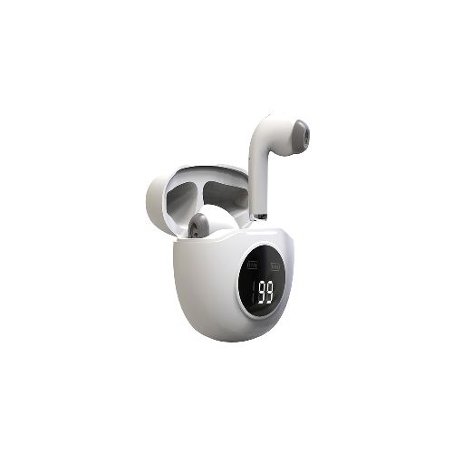 Auriculares Inalámbricos HYUNDAI M1 Bluetooth 13mm Llamadas Blanco — NETPC