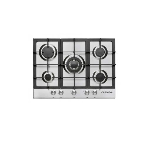 Anafe Futura a Gas Inox 5 Quemadores FUT-AG700X-5