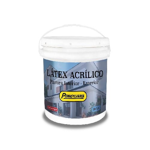 Pintura látex acrílica Exterior – Interior de 18lts Pennsylvania