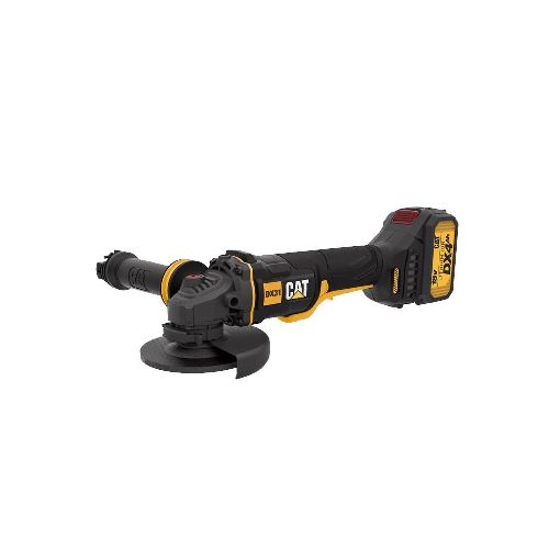 Amoladora angular Brushless CAT de 5″ 18Volt con Batería de 4amp y Cargador