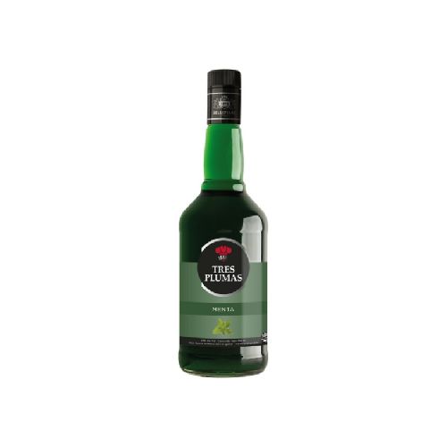 Licor De Menta – Tres Plumas, 700 Ml. 