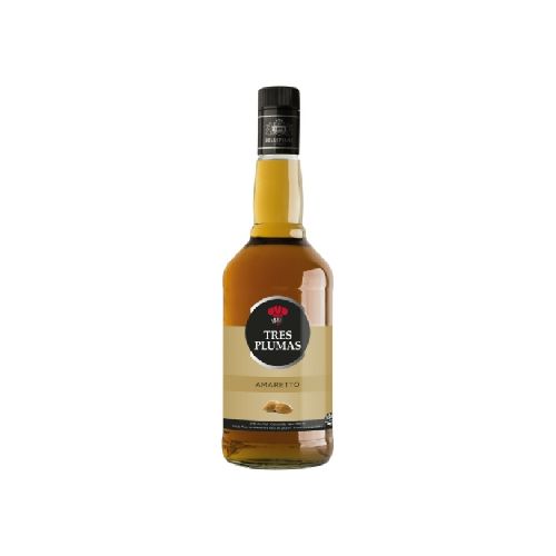 Licor Amaretto – Tres Plumas, 700 Ml. 