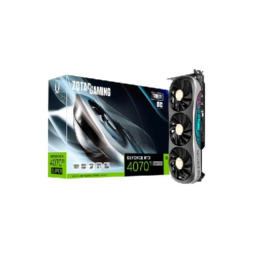 Tarjeta Gráfica - ZOTAC GAMING GeForce RTX 4070 Ti SUPER Trinity OC 16GB | Aslan Uruguay