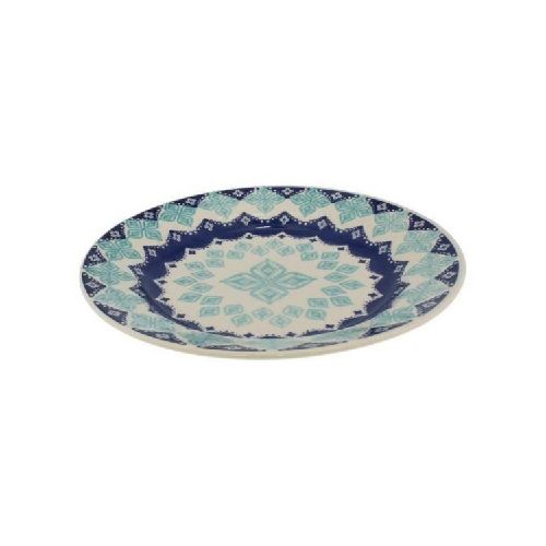 Plato de postre estampado modelo oxford - Alondra Home