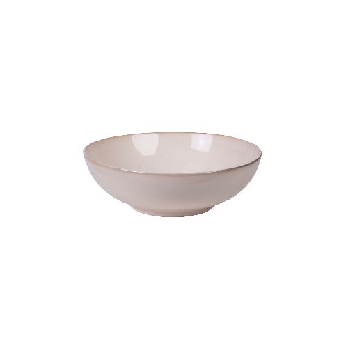 Cerámica Natural/beige Bowl 25 cm hudson, Crema