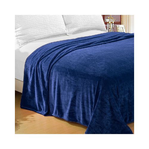 Frazada coral fleece yi azul Surtex – 1 plaza