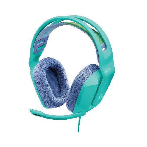 Auriculares Logitech G335 Mint con Micrófono Multiplataforma PC Xbox PlayStation Nintendo Switch - Menta