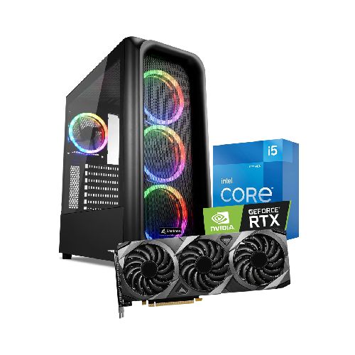 PC Gamer Intel Core i5-12400F 16GB DDR4 1TB SSD M.2 NVMe Video NVIDIA GeForce RTX3060 12GB GDDR6 Gaming