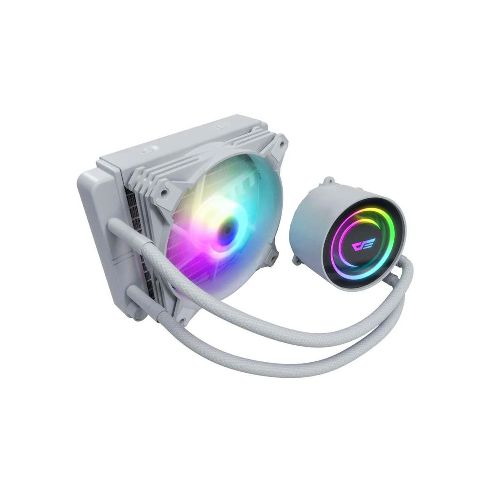 Water Cooling Refrigeracion Líquida DarkFlash DX120 RGB INTEL / AMD - Blanco