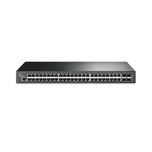 Switch TP-Link T2600G-52TS (TL-SG3452) JetStream Administrable Gigabit L2 de 48 Puertos con 4 ranuras SFP