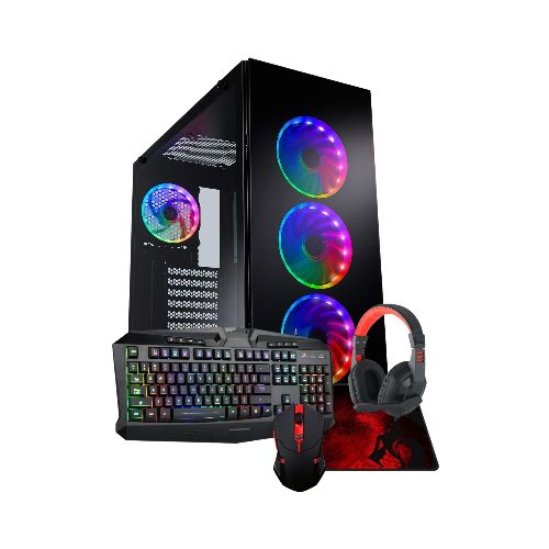 PC Computadora Gamer AMD Ryzen 5 5600G 6 Núcleos 32GB DDR4 960GB SSD Gráficos AMD Vega 7