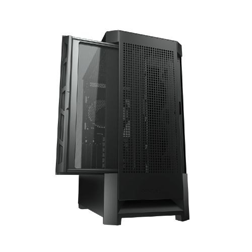 Gabinete Gaming Cougar Airface Vidrio Templado Filtro antipolvo - Negro