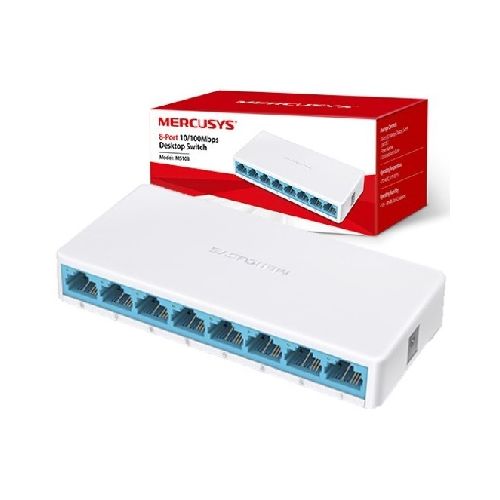 Switch Mercusys MS108 8 Puertos Rj45 Red