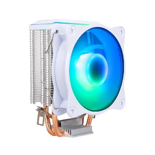 Disipador Fan Cooler de Aire para CPU Sama KA200D ARGB Para Intel y AMD - Blanco