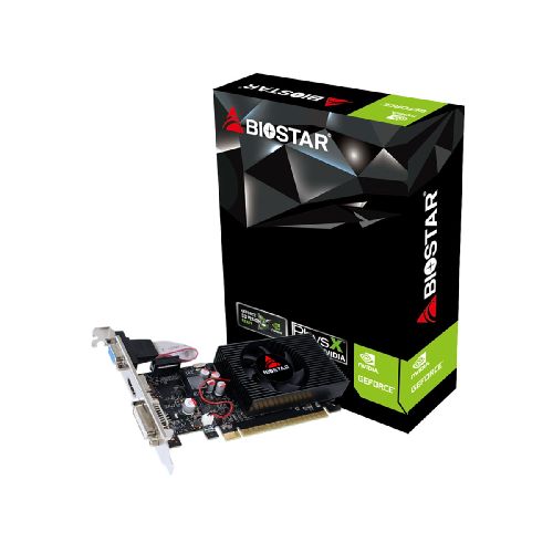 Tarjeta de Video Biostar GT 730 4GB DDR3 PCI Express C/Bajo Perfil HDMI VGA DVI