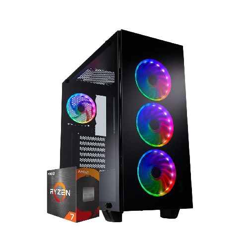 PC Gamer AMD Ryzen 7 5700G Octa-Core 16GB DDR4 480GB SSD Gráficos Radeon Vega 8 2100MHz