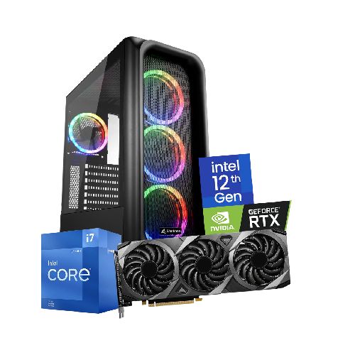 PC Gamer Intel Core i7-12700F 16GB Ram 1TB SSD M.2 NVMe Video NVIDIA GeForce RTX 4060 Ti 16GB GDDR6