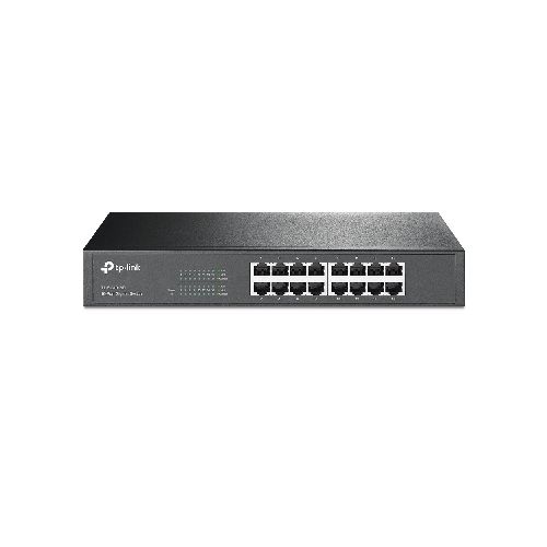 Switch TP-Link TL-SG1016D 16 Puertos Gigabit 10/100/1000 Mbps Rackeable Metalico