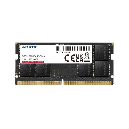 Memoria RAM Adata SODIMM 8GB DDR5 4800MHz AD5S48008G-S CL40 1.1V