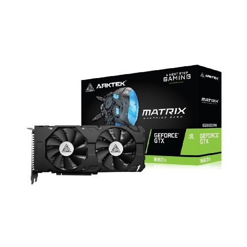 Tarjeta de Video Arktek Matrix GTX 1660 Ti 6GB GDDR6 192 bits HDMI / DisplayPort / DVI