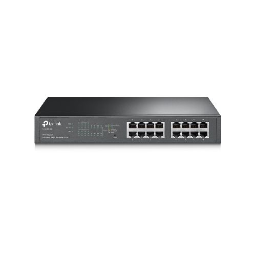 Switch TP-Link TL-SG1016PE 16 Puertos Gigabit 1000 Mbps Con 8 Puertos PoE+ Rackeable Metalico