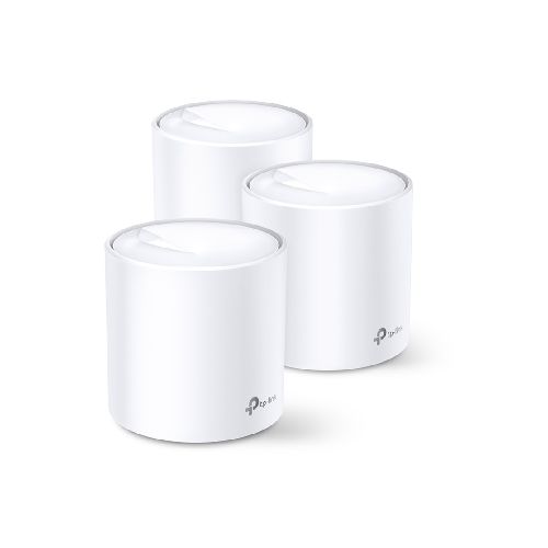 Router / Access Point / Repetidor WiFi TP-Link Deco X20 AC1800 Dual Band Tecnología MESH y WiFi 6 (Pack de 3 Unidades)