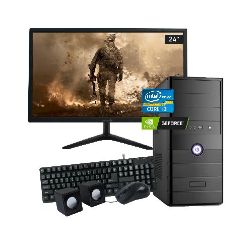 Pc Completa Nueva Core i3-3220 8GB 240GB SSD GeForce GT730 4GB + Monitor LED Full HD 24''