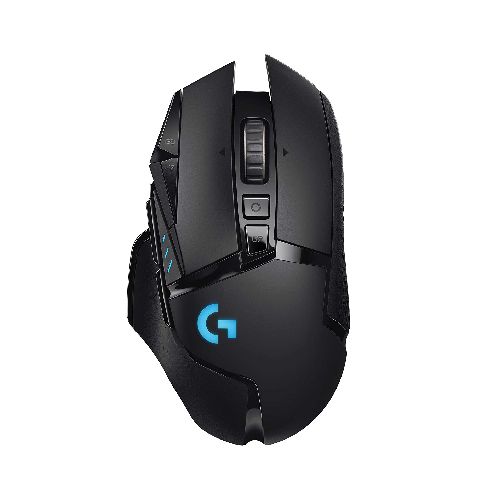 Mouse Gamer Inalambrico Logitech G502 Lightspeed Hero 25K 11 Botones RGB Lightsync - Negro