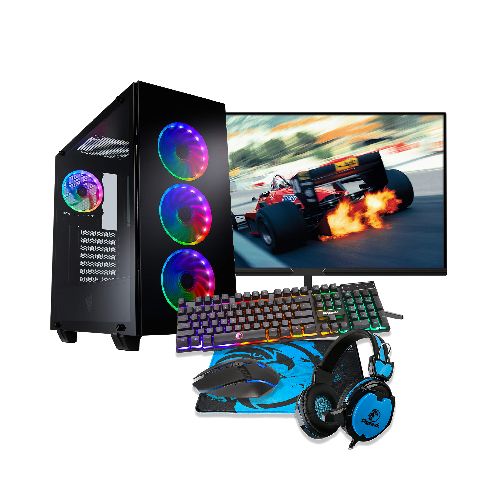 PC Gamer AMD Ryzen 7 5700G Octa-Core 16GB DDR4 480GB SSD + Monitor Gaming 24'' Full HD 165Hz