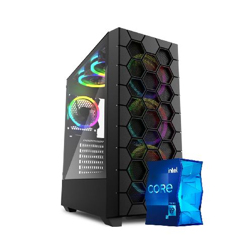 PC Computadora Gamer Intel Core i9-11900F 16GB DDR4 480GB SSD Video Nvidia GeForce RTX 3050 8GB GDDR6