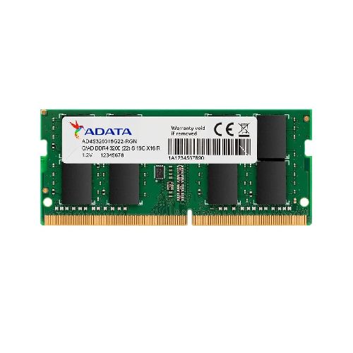 Memoria RAM Adata Premier SODIMM 16GB DDR4 3200MHz PC4-25600 CL22 1.2V AD4S320016G22-SGN