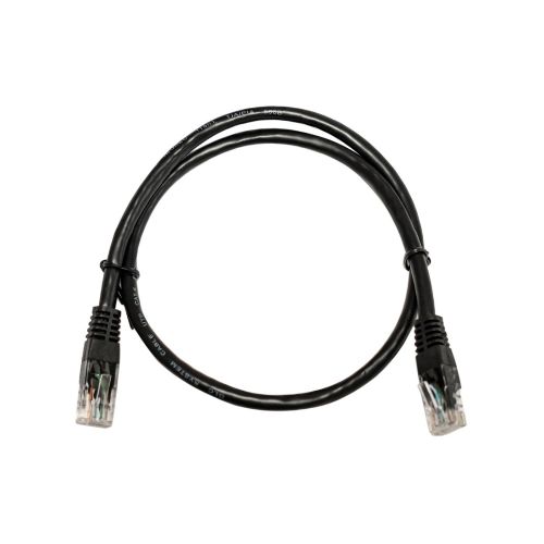 Cable de Red Patchcord GLC CE-4200 Cat6 0.6 Metros Armado - Negro