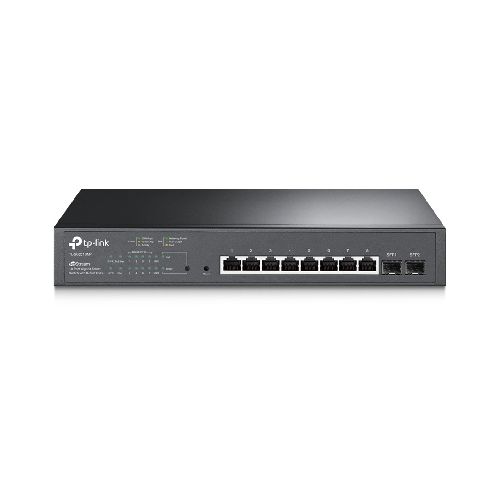 Switch TP-Link TL-SG2210MP Gigabit de 10 puertos JetStream con 8 puertos PoE+ Metalico Rackeable