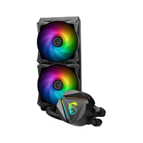 Water Cooling Refrigeracion Líquida MSI MAG CoreLiquid 240R V2 Black RGB 2x Fanes Intel y AMD - Negro