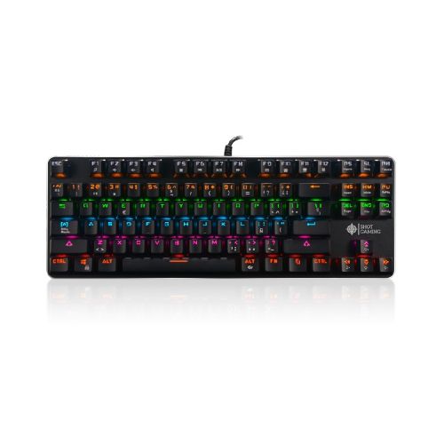 Teclado Gamer TKL Mecanico Shot Gaming SHOT-919 Pro Series RGB Switch Blue - Negro