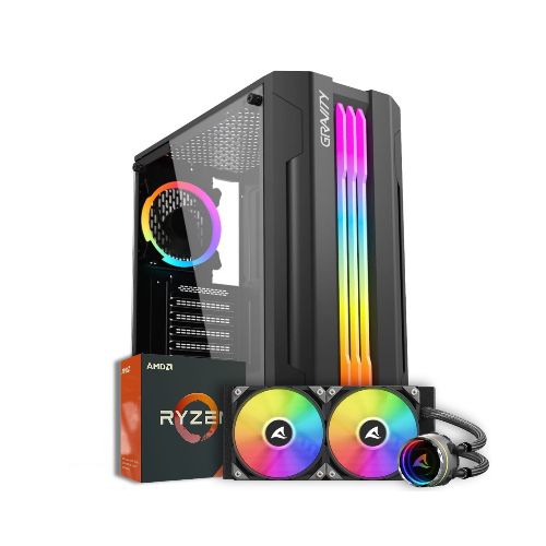 PC Gamer AMD Ryzen 7 5700G 16GB DDR4 1TB SSD M.2 NVMe Radeon Vega 8 Refrigeración Líquida 240MM