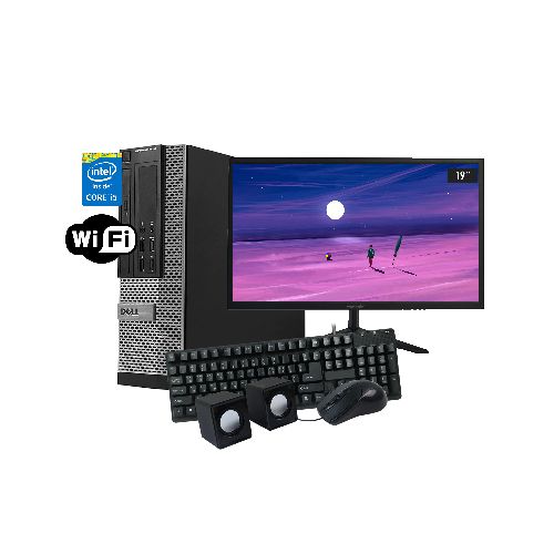 PC Computadora Completa Core i5-2400 4gb 500GB WiFi Windows 10 con Monitor LED 19'' Nuevo y Periféricos