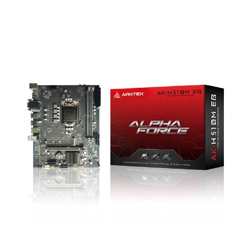 Motherboard Arktek AK-H510M EG M.2 Socket LGA 1200 para Intel Generación 10 y 11