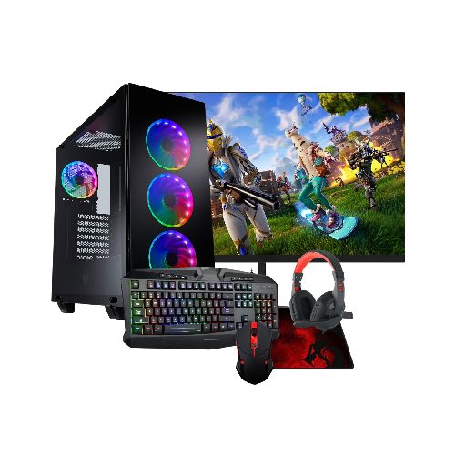 PC Computadora Gamer Core i5-4570 16GB 480GB SSD GeForce GT1030 4GB + Monitor LED 19'' + Combo