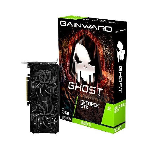 Tarjeta de Video Gainward GTX 1660 Ti 6GB GDDR6 192 bits Ghost HDMI/D-Port/DVI