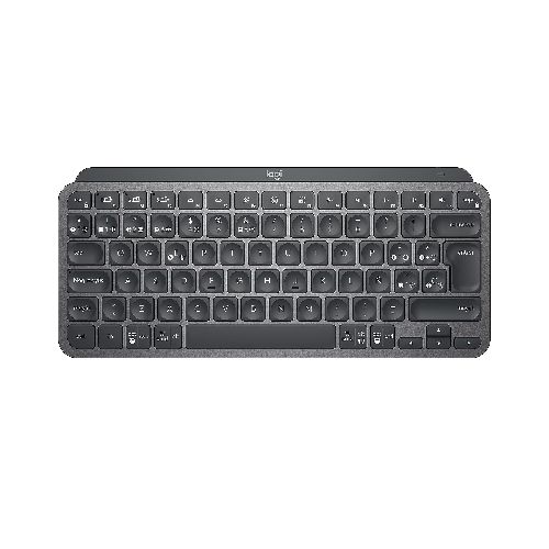 Teclado Logitech MX Keys Mini Inalambrico y Bluetooth Retroiluminado Grafito