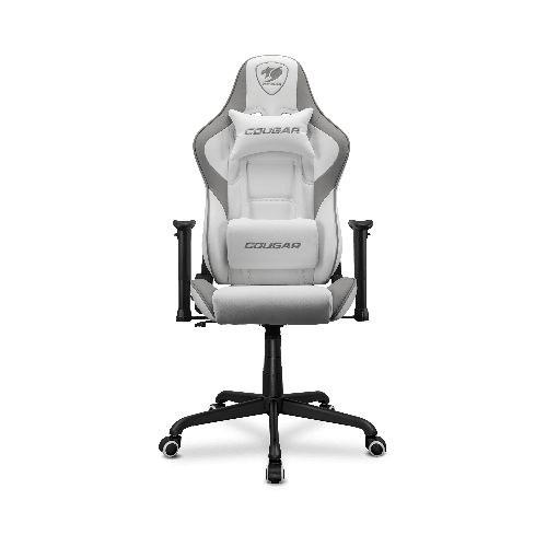 Silla Gamer Profesional Cougar Armor Elite White Cuero PVC Marco de Acero Calidad Premium - Blanca